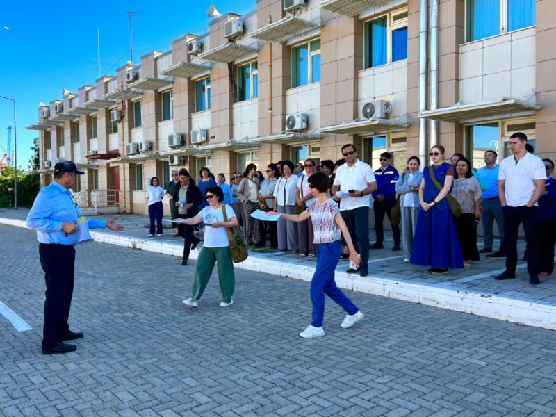 Антитеррористические учения прошли в порту Актау