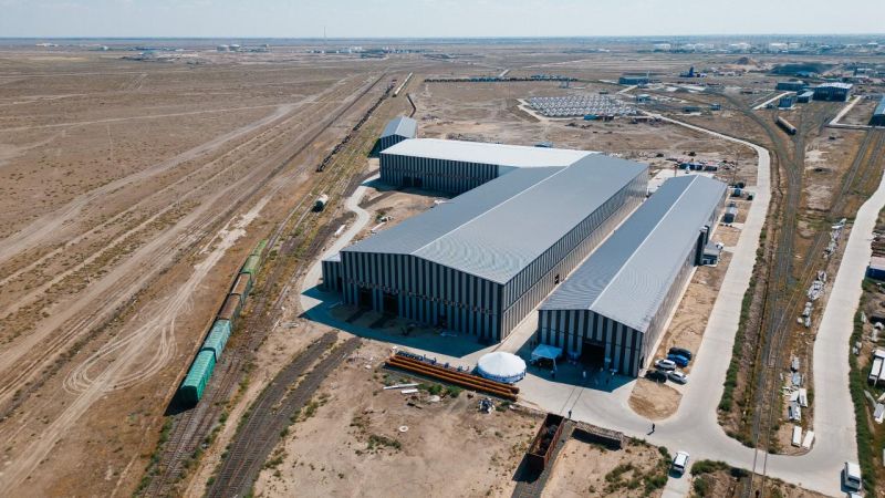 Мастерская по производству вагонных колёсных пар открылась в Атырау