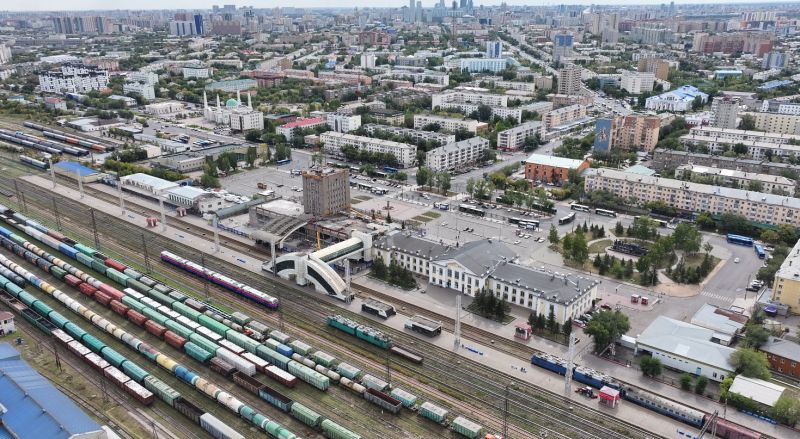 Масштабный капитальный ремонт ведется на вокзале Астана-1