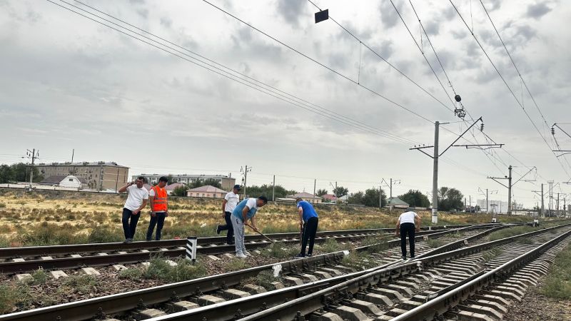 Теміржолшылар экологиялық акцияға қатысты