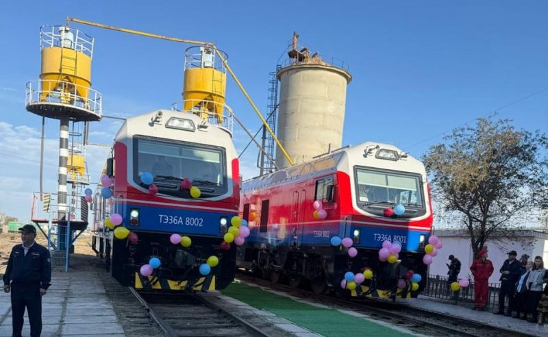 Түбекке су жаңа тепловоздар келді