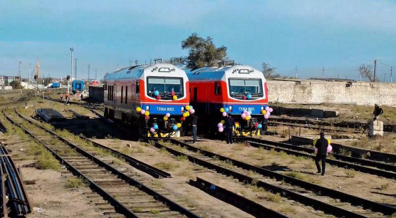 Современные тепловозы прибыли в депо Жанаарка и Мангистау