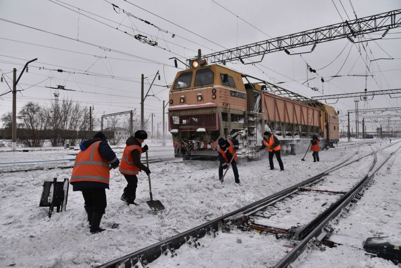 Ауа райы нашарлаған кезде ҚТЖ пойыздардың қауіпсіз қозғалысын қамтамасыз ету үшін қосымша шаралар енгізеді