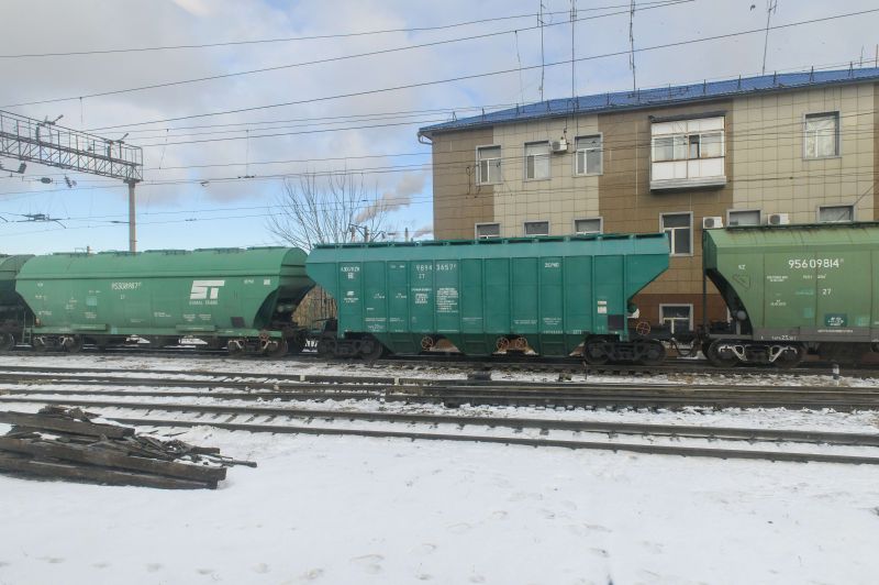 Перевозки зерна по железной дороге за 11 месяцев выросли на треть