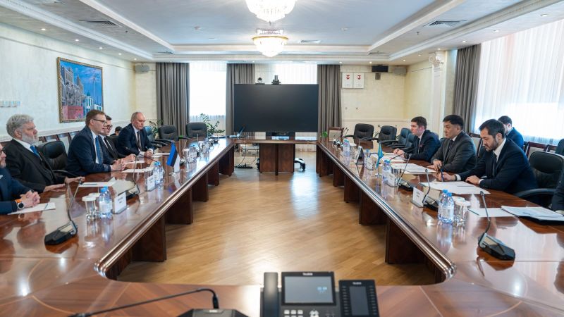 ҚТЖ мен Эстония темір жолы басшылары логистика мәселелерін талқылады