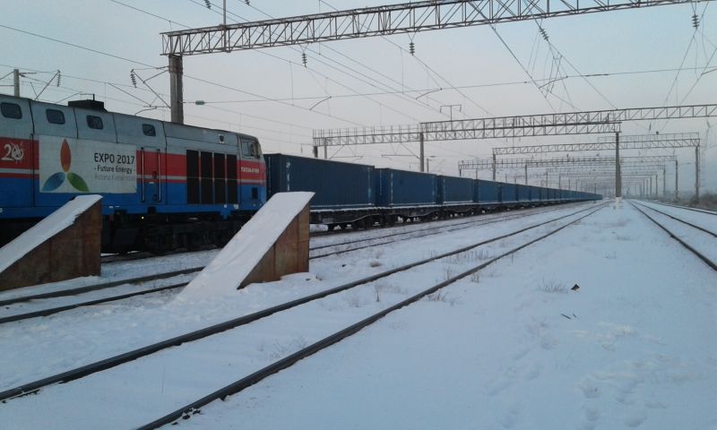 Более 3 тысяч контейнеров погружено за январь в Костанайском регионе