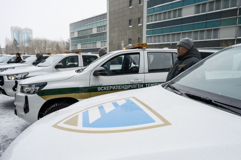 Көлік қауіпсіздігін қамтамасыз етуге арналған жаңа  техника табысталды