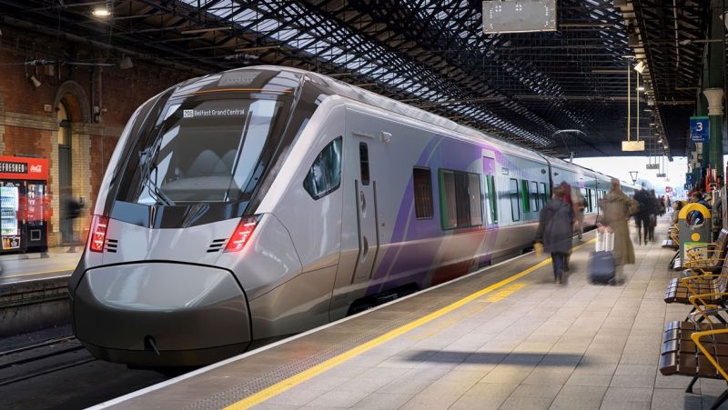Stadler компаниясы Дублин - Белфаст бағыты үшін гибридті пойыздар шығарады