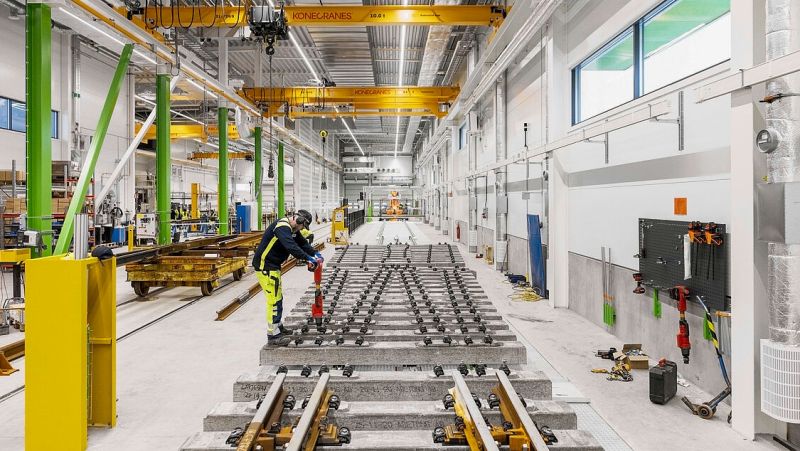 Vossloh компаниясы Швецияда бағыттамалық бұрма шығаратын зауыт ашты