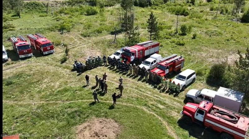 Пожарно-тактические учения прошли на участке Оскемен-1 – Риддер