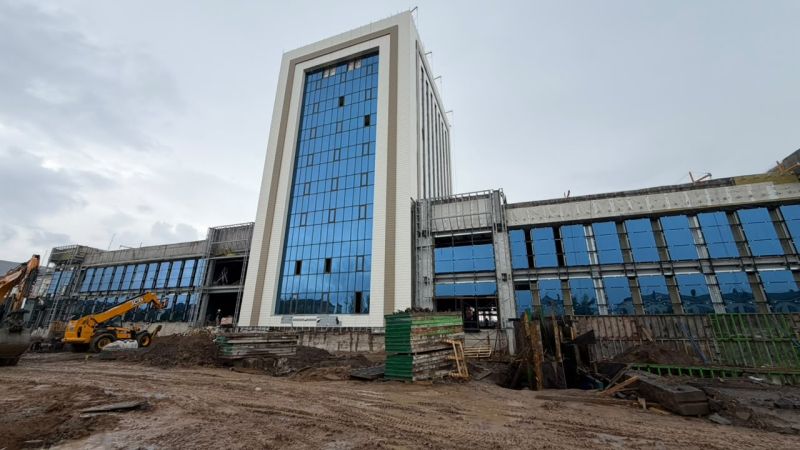 Реконструкция вокзала Астана-1 ведется по графику