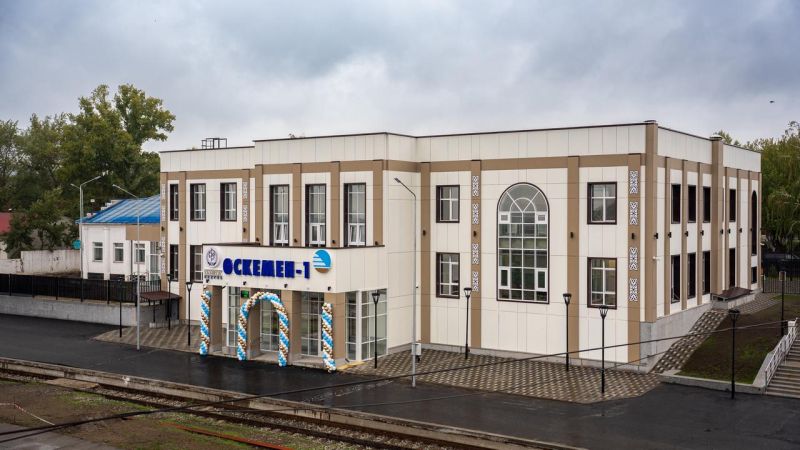 Новый вокзал открылся на месте демонтированного на станции Оскемен-1