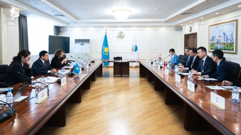 Руководство КТЖ встретилось с представителями SIPG и NIZE Intelligent Technology