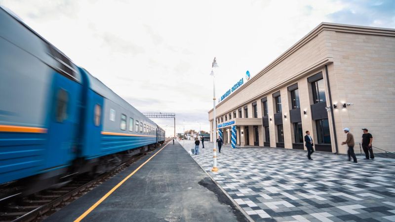 Реконструкция трех железнодорожных вокзалов завершена в Кызылординской области