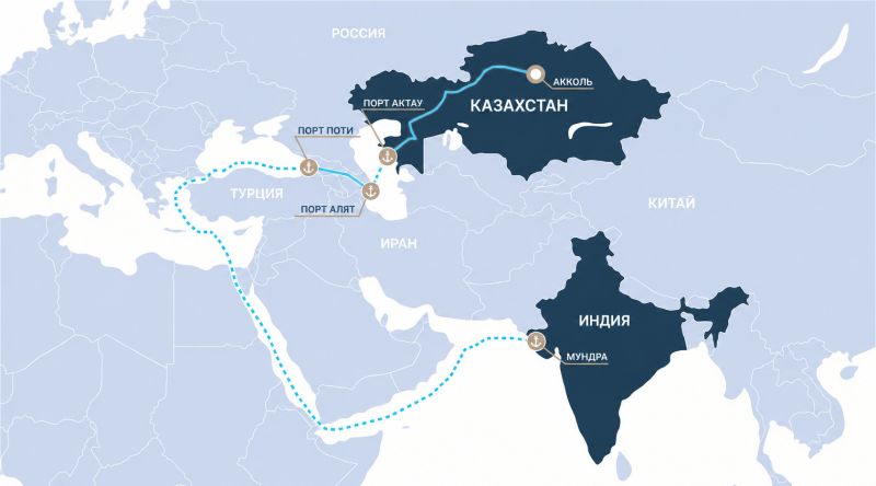KTZ Express отправило чечевицу из Акмолинской области в Индию