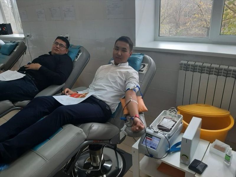 Ақтөбелік жастар қан тапсырды