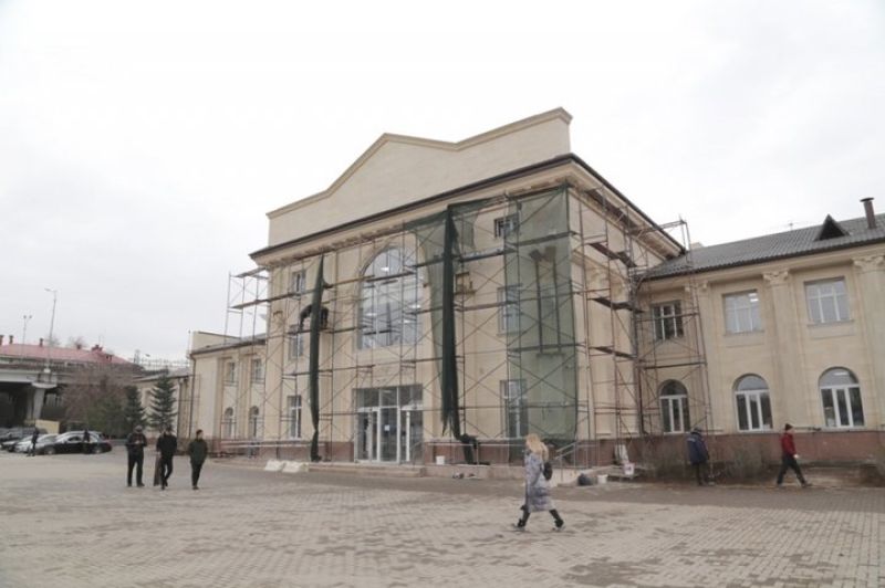 Реконструкция вокзала Караганды в разгаре