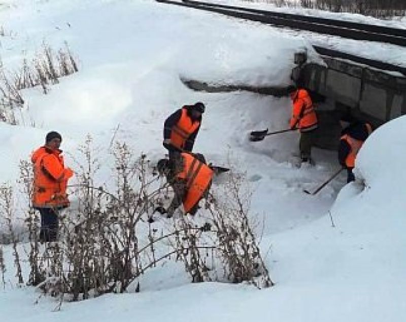 Железнодорожники активно ведут подготовку к весеннему половодью для обеспечения бесперебойного движения поездов