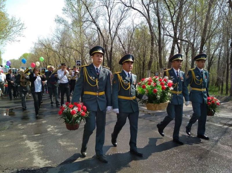 Железнодорожники Караганды отметили День Победы