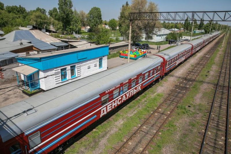 Медпоезд «Денсаулық» отправился в Атыраускую область