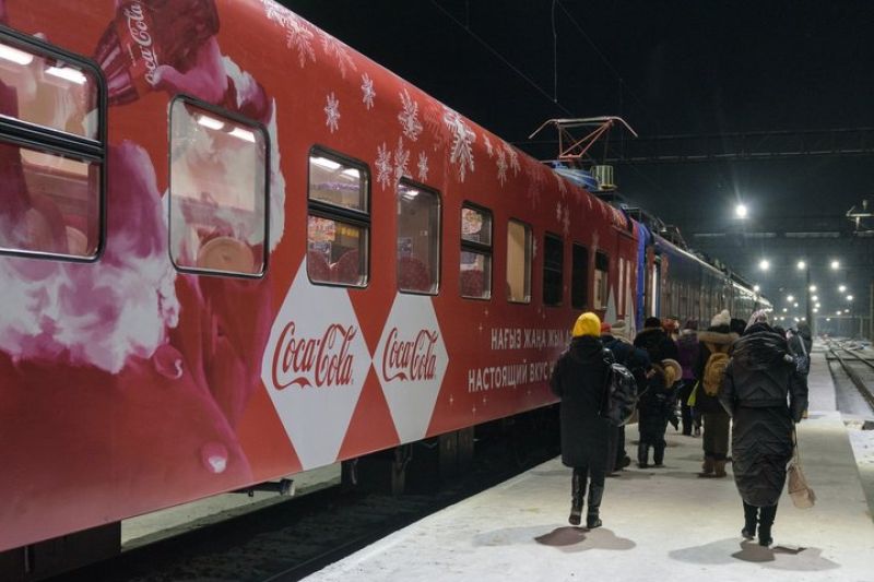 Новогодние поезда запустили в Боровое (+фото)