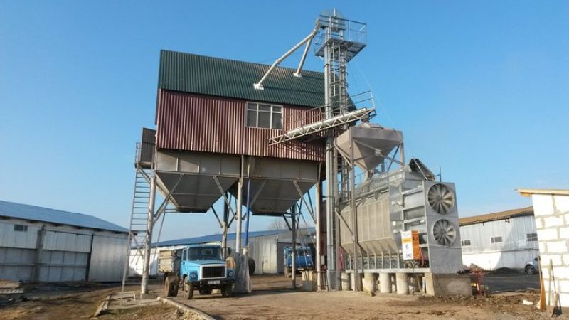 Зерносушилку ввели в эксплуатацию на станции Анар