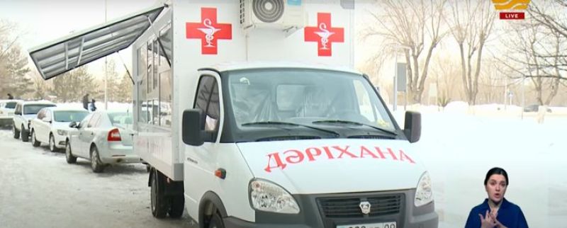 Аптеки на колесах доставляют лекарства в села Карагандинской области