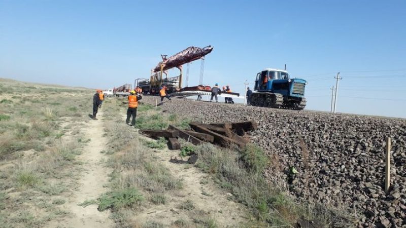 Капитальный ремонт железнодорожных путей в Алматинском регионе
