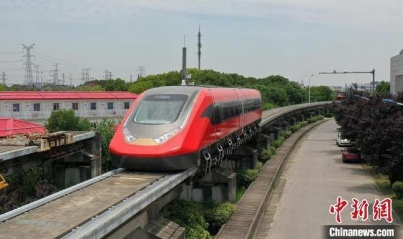 Китай представил новое поколение коммерческого поезда на магнитной подвеске