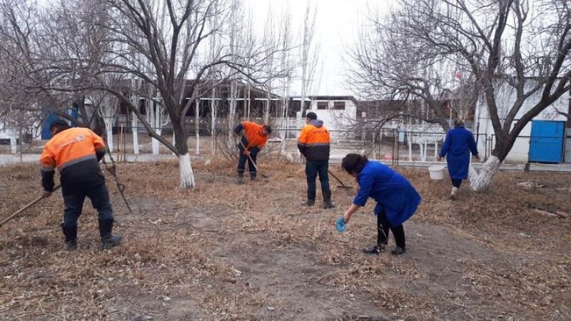 Сыр елінің теміржолшылары көктемгі тазалық жұмыстарын бастады