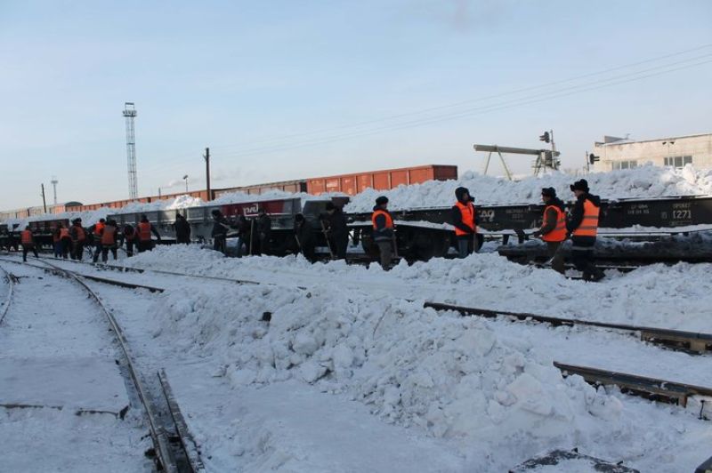 Дәстүрлі  қар сенбілігін ұйымдастырды