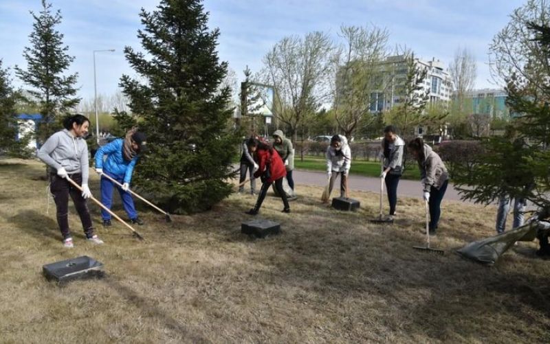 Теміржолшылар – жалпықалалық сенбілікте 