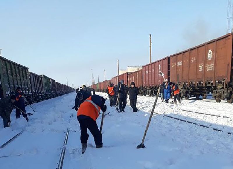 Аркалык: удар зимы