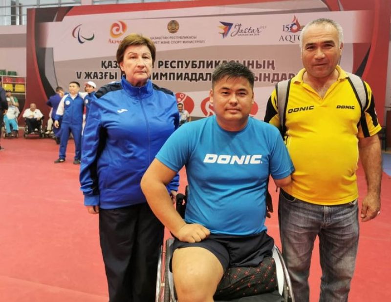 9 жыл бұрын жұмыс барысында мүгедек болып қалған жігіт спортта жеңіс тұғырынан көрініп жүр